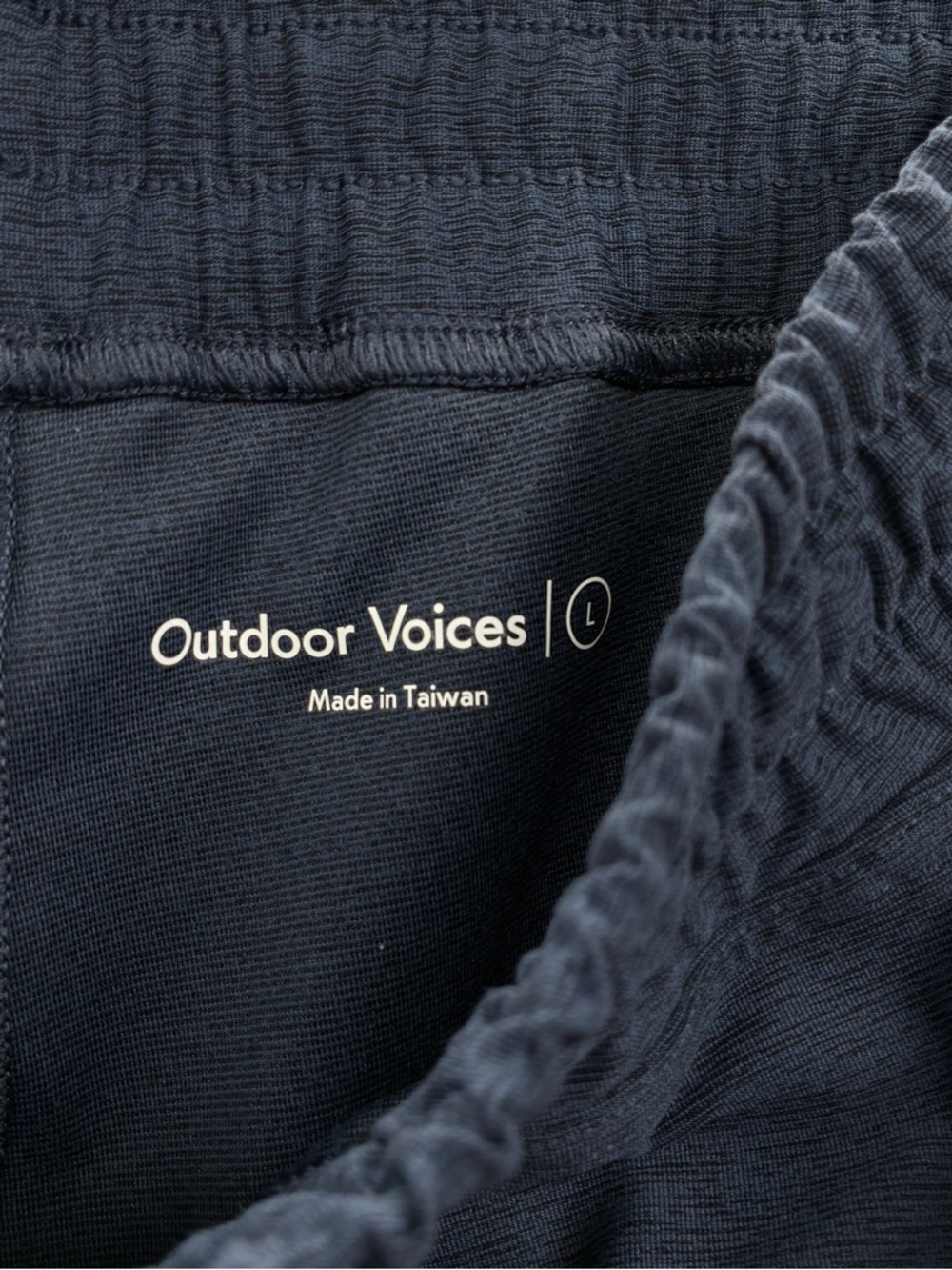 Outdoor Voices Men’s Cloudknit Sweatpants Heather Blue Pull-On Large - Picture 7 of 12